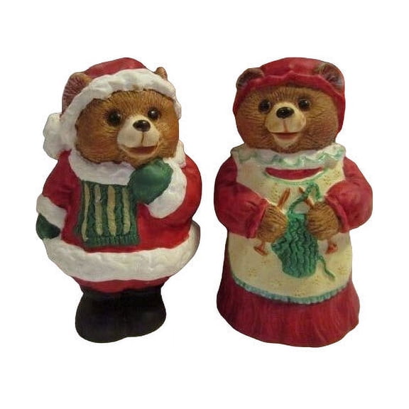 1996 Mr. and Mrs. Claus (Merry Miniatures) Hallmark Keepsake Christmas Tree Ornament - QFM8044