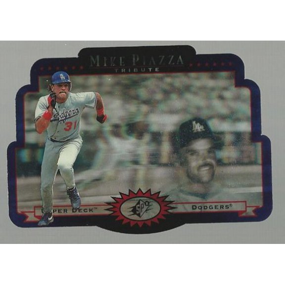 1996 SPx #MP1 Mike Piazza Trib. MLB Baseball Trading Card