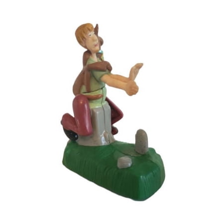 1996 Scooby-Doo & Shaggy Burger King Pull & Go Hanna-barbera Grave Happy Meal