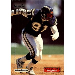 1996 SkyBox Impact #122 Leslie O'Neal NFL Football Trading Card