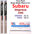 thumbnail image 1 of 1996 Subaru Impreza Beam Blade Wipers (Set of 2), 1 of 3