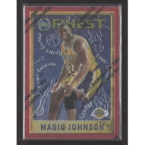 1996 Topps Finest Magic Johnson #252 Los Angeles Lakers Basketball Card Los Angeles Lakers NBA Basketball Trading Card