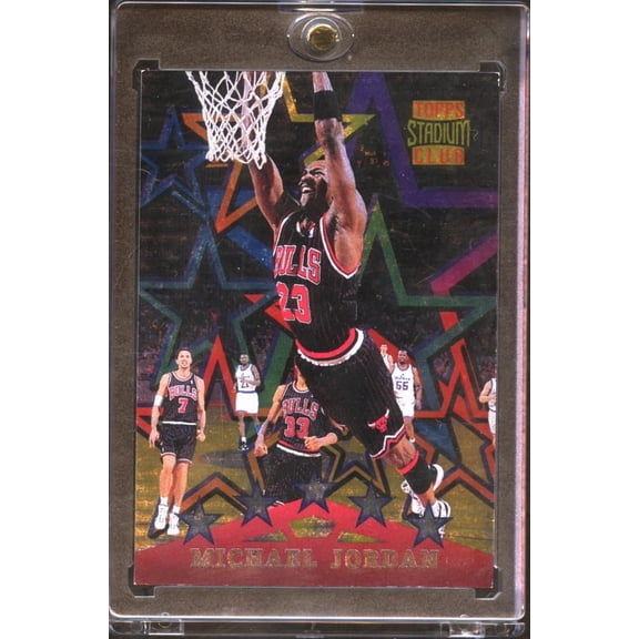 1996 Topps Stadium Club Special Forces Michael Jordan #SF4 Chicago Bulls NBA Basketball Trading Card
