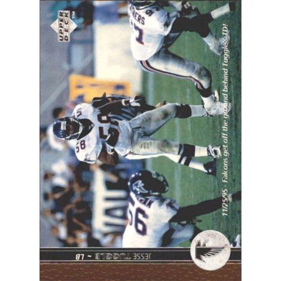 1996 Upper Deck #182 Jessie Tuggle NFL Football Trading Card
