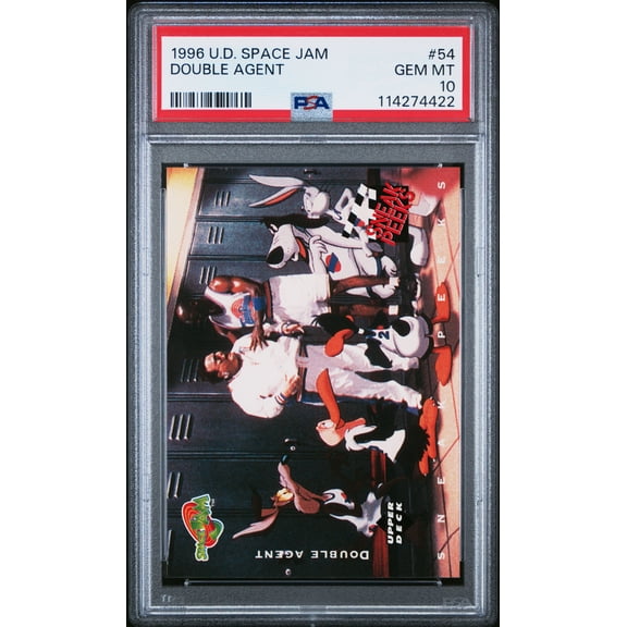 1996 Upper Deck Space Jam Double Agent #54 PSA 10