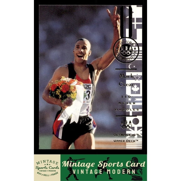 1996 Upper Deck USA Olympicards Mark Crear #94 Excellent Multisport Card