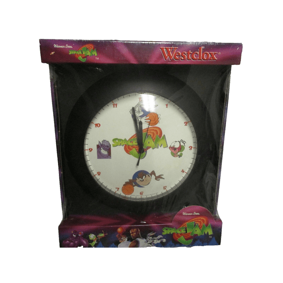 1996 Warner Bros. Space Jam Looney Tunes Wall Clock by Westclox