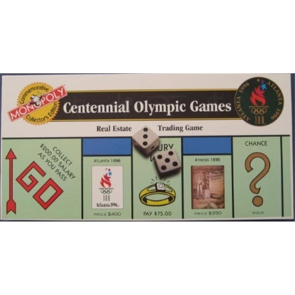 1996 centennial olympic games edition(numbered) monopoly