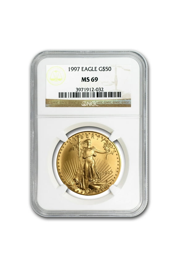 1997 1 oz American Gold Eagle MS-69 NGC