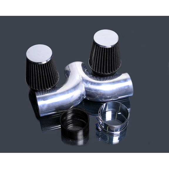 1997 1998 1999 2000 Chevy Chevrolet Corvette C5 5.7 5.7L V8 Engine Dual Air Intake Kit (BLACK)