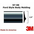 thumbnail image 1 of 1997-1998 Ford Pickup Truck Chrome/Black Side Body Trim Molding 2.5" Wide, 1 of 4