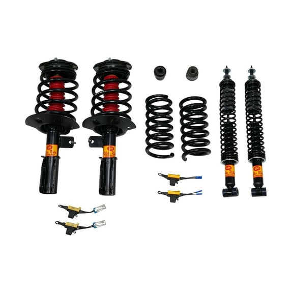 1997-1999 Cadillac Deville Deluxe 4 Wheel Air Suspension Conversion Kit With Resistor (CD44FR)
