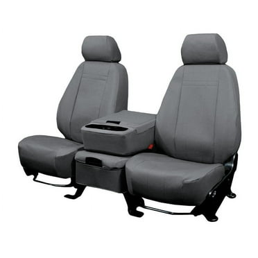 1997-2000 Ford F-150|Ford F-250 Front Row Solid Bench Charcoal Insert and Trim DuraPlus Custom Seat Cover