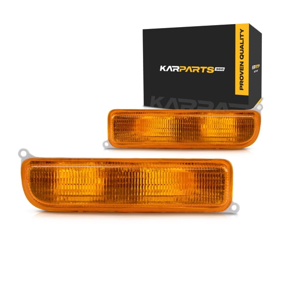 For 1997-2001 Jeep Cherokee Pair Park / Signal Lights Driver and Passenger Side Unitpark/signal combination CH2520127 CH2521127-replaces 55055143 55055142