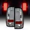 thumbnail image 2 of Carpartsinnovate LED Tail Lights For Ford F150 (97-03) & F250/F350 Super Duty (99-07) – Smoke Lens, Chrome Housing 2 of 3