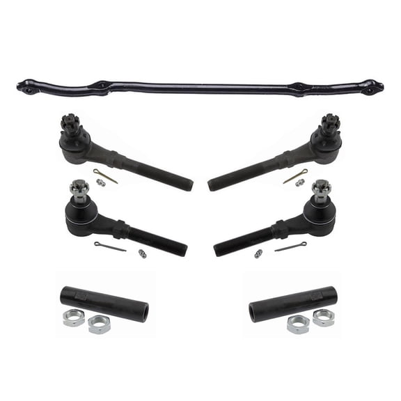 1997-2003 for Ford F150 for 4x4 Center Tie Rods Kit - P/S & D/S Outer/Inner Tie Rods, Adjustable, Accurate for Fit