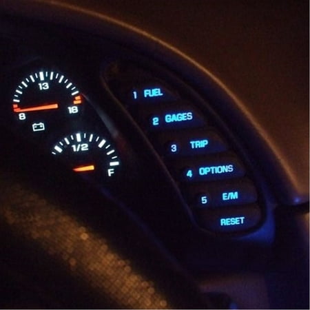 1997-2004 C5 Corvette HUD/DIC/WINDOW SWITCH Interior LED Light Package Blue
