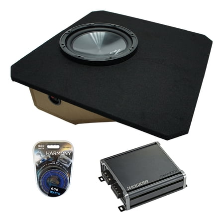 1997-2004 Chevy Corvette Coupe C5 Z06 Harmony R124 Single 12" Sub Box & CXA400.1