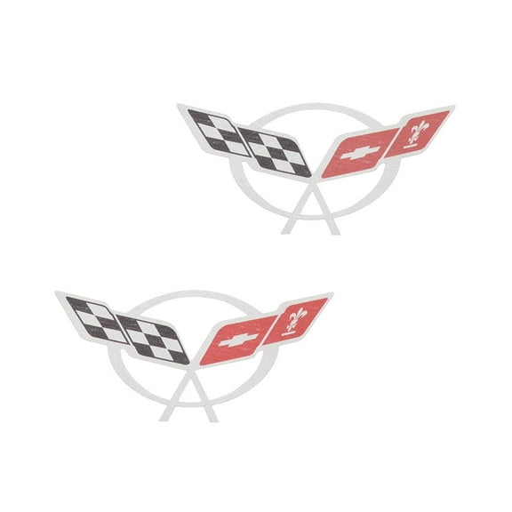 1997-2004 Corvette Door Sill Decal : Silver