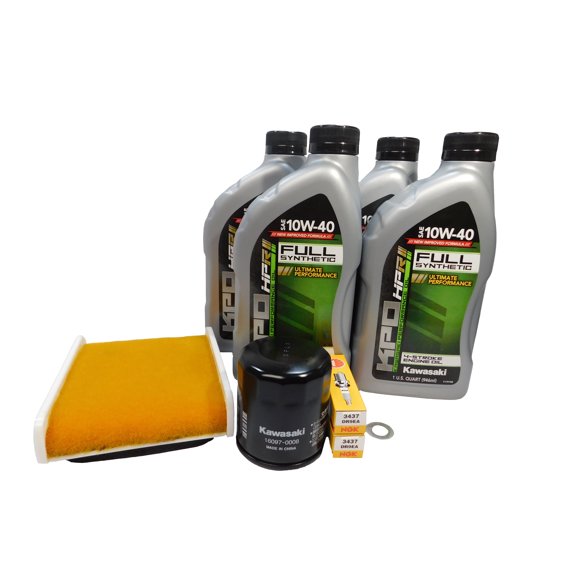 1997-2009 Kawasaki Ninja 500R EX500D OEM Full Synthetic Service Kit KAW143