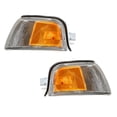 thumbnail image 1 of For 1997 98 99 00 2001 Mitsubishi Mirage Pair Park / Signal Light Driver and Passenger Side Sedan; Park/Signal Combo MI2520107 MI2521107 For MR296305 MR296306, 1 of 5
