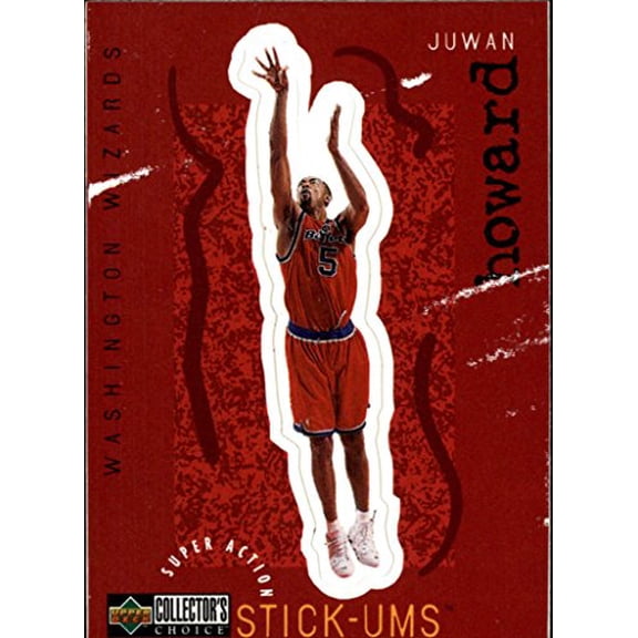 1997-98 Collector's Choice Stick-Ums #S29 Juwan Howard NBA Basketball Trading Card