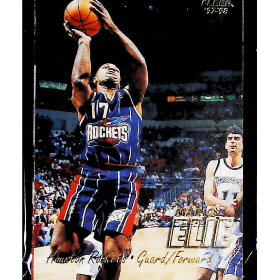 1997-98 Fleer Tradition NBA Houston Rockets Team Set Includes Rookies (Hand Collated) of 11 Cards: 22 Clyde Drexler