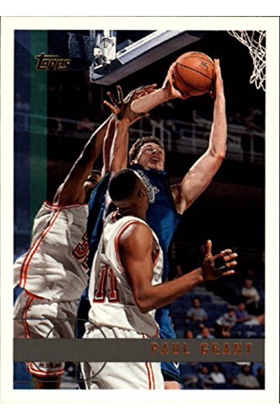 1997-98 Topps #191 Paul Grant RC NBA Basketball Trading Card