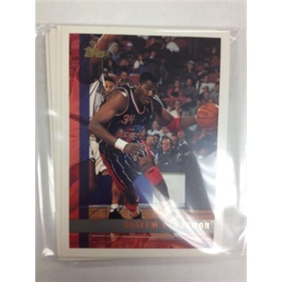 1997-98 Topps Houston Rockets Team Set 8 Cards Hakeem Olajuwon Charles Barkley Clyde Drexler MINT