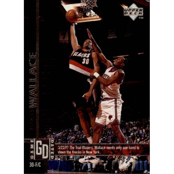 1997-98 Upper Deck #284 Rasheed Wallace NBA Basketball Trading Card