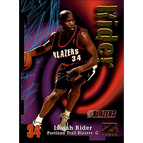1997-98 Z-Force #108 Isaiah Rider NBA Basketball Trading Card