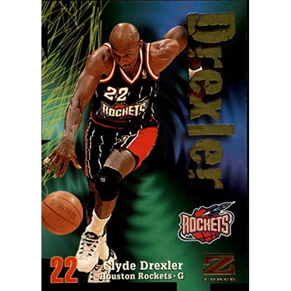 1997-98 Z-Force #22 Clyde Drexler NBA Basketball Trading Card