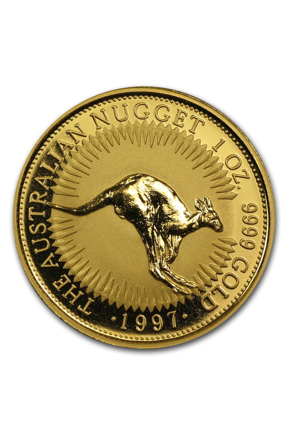 1997 Australia 1 oz Gold Nugget BU