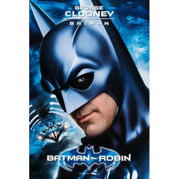 1997 Batman & Robin Movie Poster Batgirl Freeze Poison Ivy Robin UNFRAMED PAPER POSTER, Home Decor