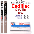 thumbnail image 1 of 1997 Cadillac DeVille Beam Blade Wipers (Set of 2), 1 of 3