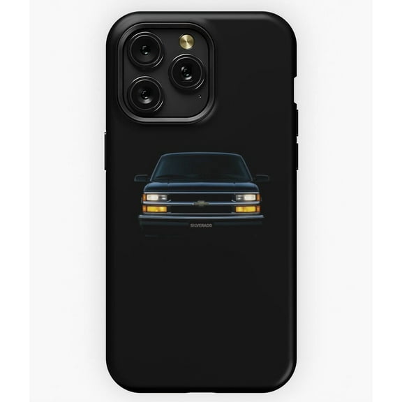 1997 Chevy Silverado Front View Nighttime Lighting A3962 Phone Case for iPhone 11 to 17 Pro Max