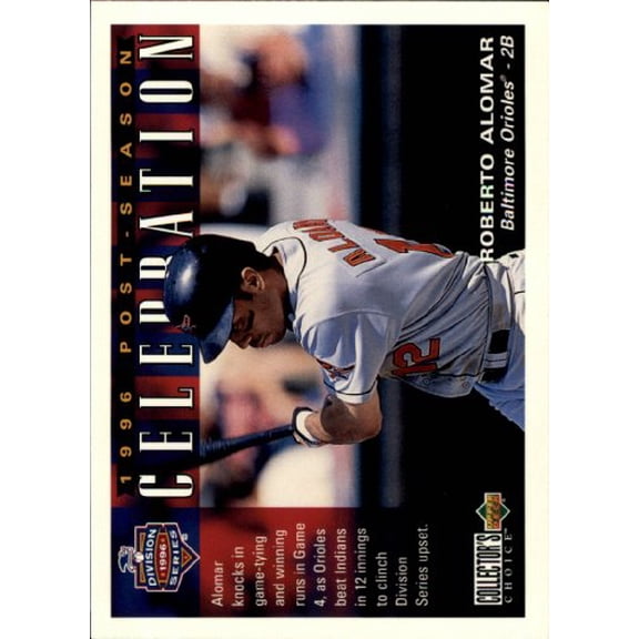 1997 Collector's Choice #219 Roberto Alomar POST MLB Baseball Trading Card