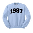 thumbnail image 1 of 1997 College Style Sweatshirt Unisex Large Light Blue, 1 of 5