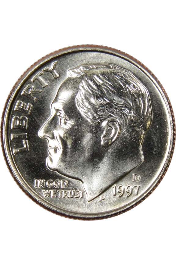 1997 D Roosevelt Dime BU Uncirculated Mint State 10c US Coin Collectible