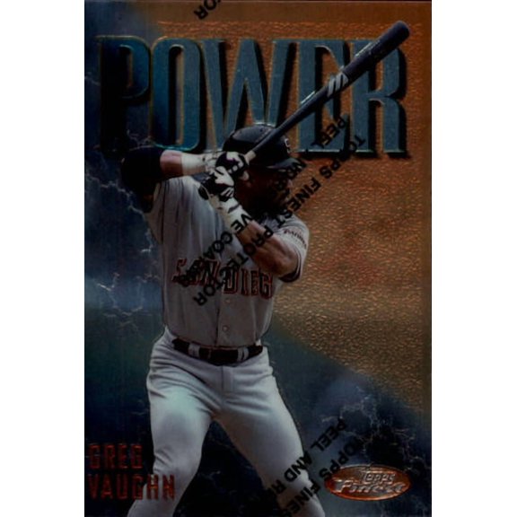 1997 Finest #221 Greg Vaughn B MLB Baseball Trading Card
