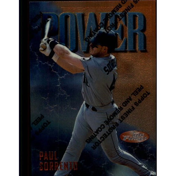 1997 Finest #79 Paul Sorrento B MLB Baseball Trading Card
