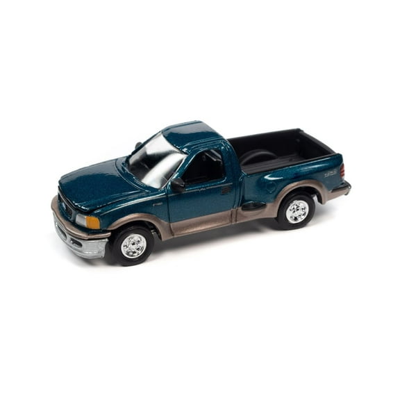 1997 Ford F-150 Pickup Truck, Blue - RC2 RCSP022/24 - 1/64 Scale Diecast Model Car