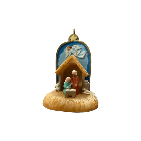 1997 He is Born (Nativity) Hallmark Keepsake Christmas Tree Ornaments QXM4235