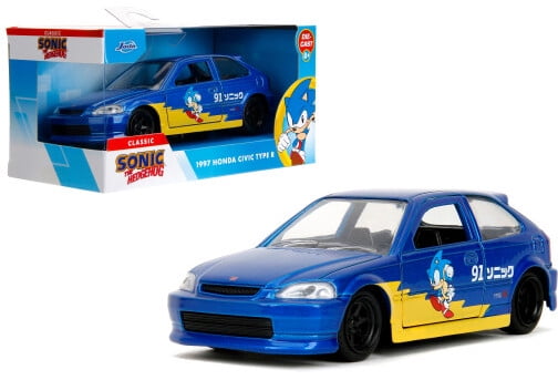 Jada Toys - 1:32 Sonic the Hedgehog - Hollywood Rides - '97 Honda