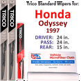 thumbnail image 1 of 1997 Honda Odyssey Wiper Blades (Set of 3) w/Rear Wiper, 1 of 3
