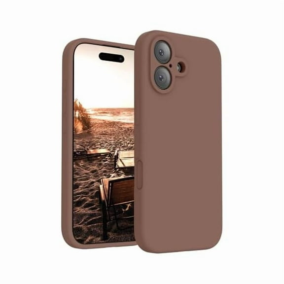 1997 Magnetic for iPhone 17 Case, Compatible with MagSafe, [Integrated Silicone Camera Control Button] [Camera Protection] Anti-Scratch Microfiber Lining Phone Case, 6.3", Light Brown