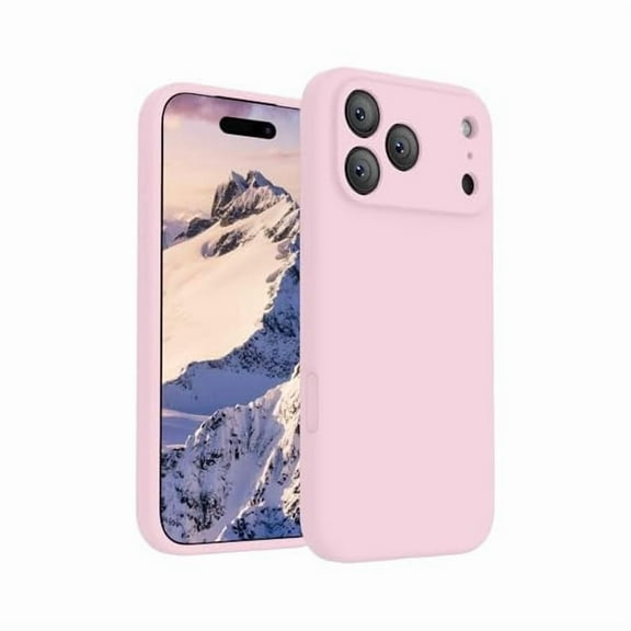 1997 Magnetic for iPhone 17 Pro Case, Compatible with MagSafe, [Integrated Silicone Camera Control Button] [Camera Protection] Anti-Scratch Microfiber Lining Phone Case, 6.3", Chalk Pink
