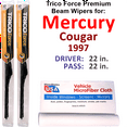 thumbnail image 1 of 1997 Mercury Cougar Performance Beam Wipers (Set of 2), 1 of 3