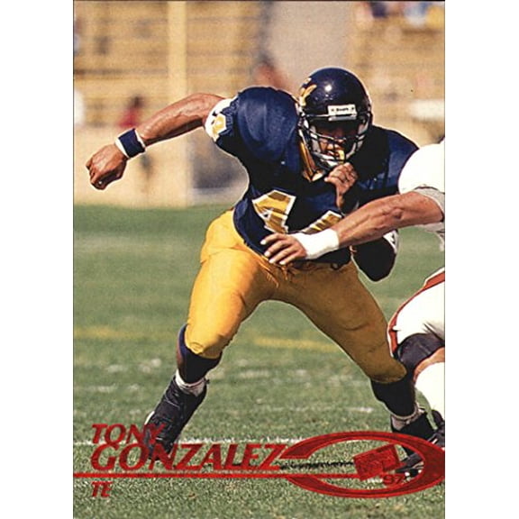 1997 Press Pass Red Zone #22 Tony Gonzalez RC Rookie Football Trading Card