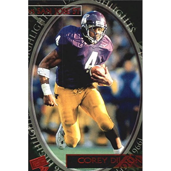 1997 Press Pass Red Zone #41 Corey Dillon NFL Football Trading Card
